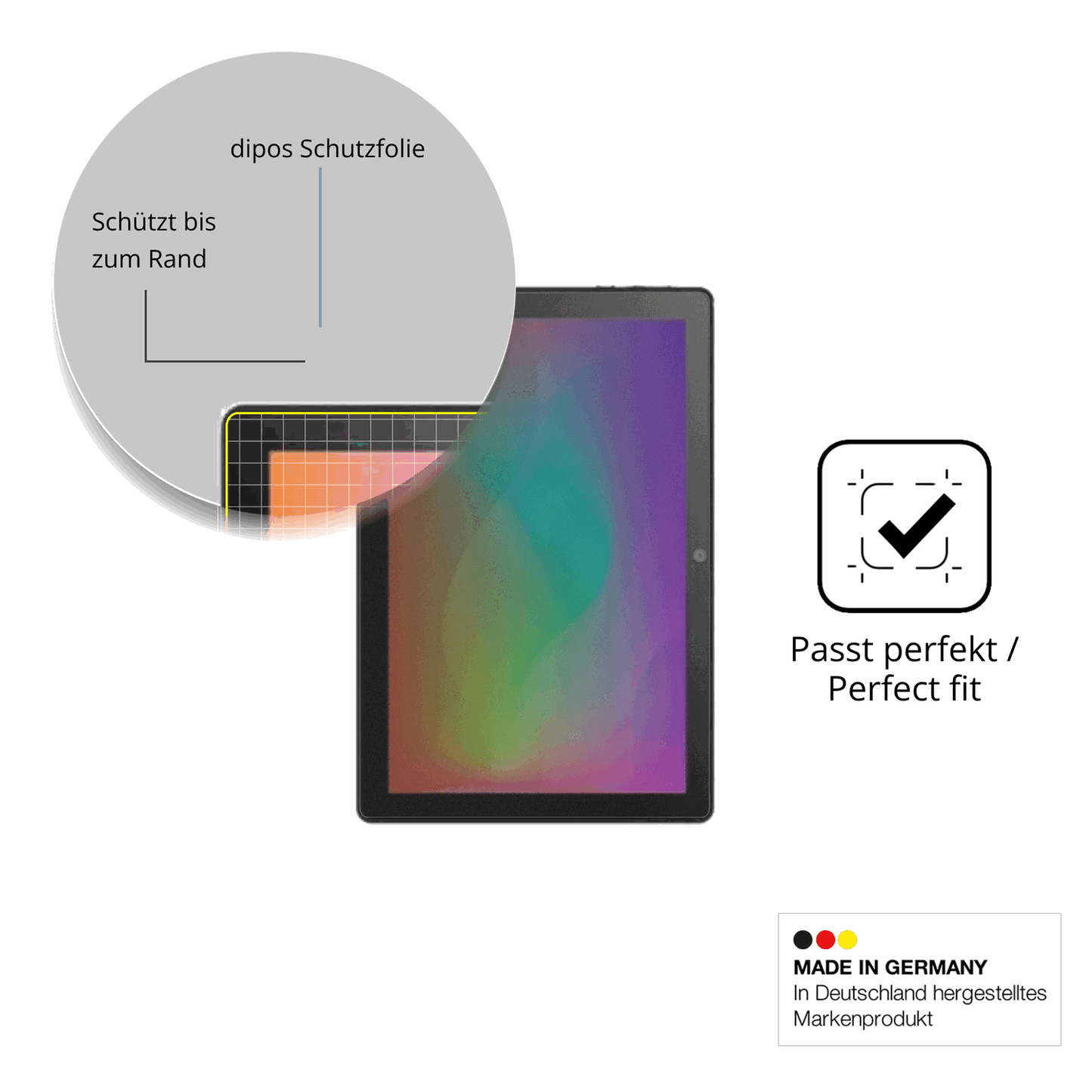 Schutz gegen Kratzer auf dem Acer Sospiro AS11L Glas durch Schlüssel oder Ähnliches