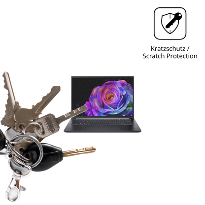 Schutz gegen Kratzer auf dem acerswift 14 sfx14-73g Glas durch Schlüssel oder Ähnliches