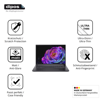 Displayschutz hergestellt in Deutschland, höchste Qualität made in Germany