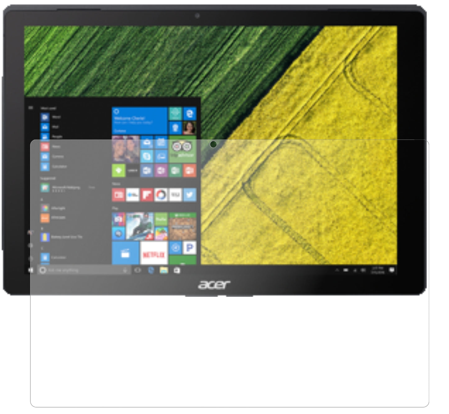 1x 9H Schutzfolie matt für Acer Switch 5 Pro SW512-52P Panzerfolie