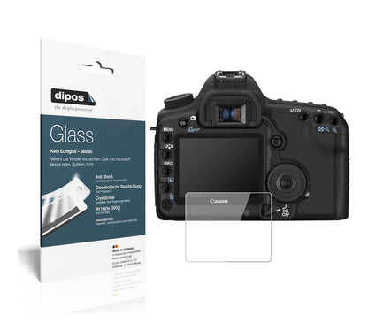 2x 9H Clear Screen Protector for Canon Eos 5D Mark II – Shatterproof, Crystal Clear