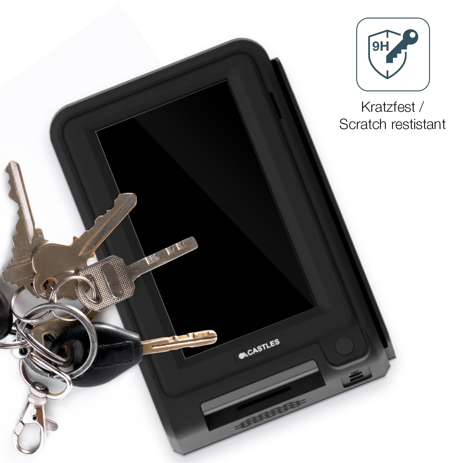 dipos Displayschutz für Adyen S1U2, transparente Oberfläche, perfekte Passform auch für die Rundungen