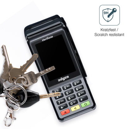 dipos Displayschutz für Adyen V400c Plus, mattierte Oberfläche, robuste Festigkeit und perfekte Passform
