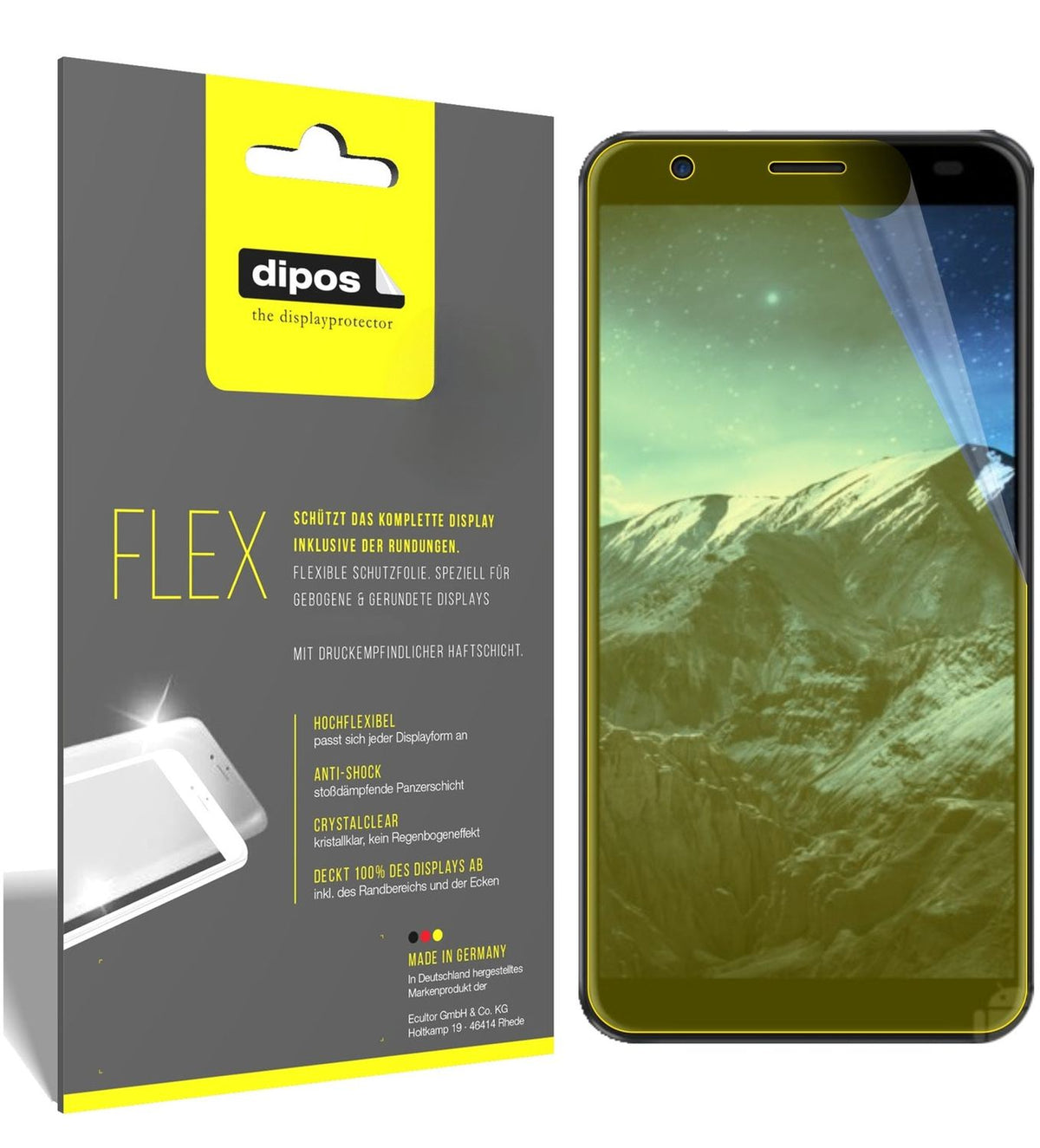 2x 3D Full Cover Screen Protector for Konka D8