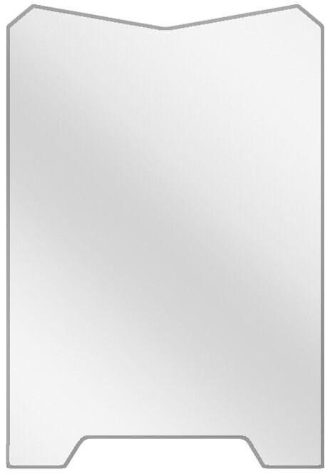 dipos Displayschutz für AEG M550, transparente Oberfläche, geringe Dicke und perfekte Passform