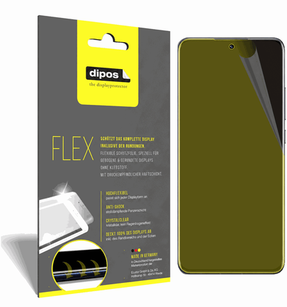 2x Screen Protector for Xiaomi 12 Pro Protective Film covers 100% dipos Flex