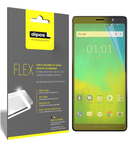 2x Full Cover Screen Protector for BlackBerry Evolve – Covers Curved Edges | dipos