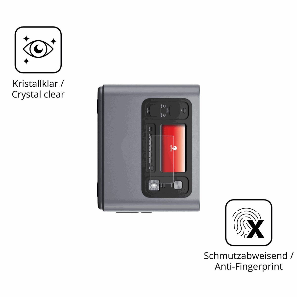 2x Screen Protector for Aferiy P280 Powerstation Flexible Glass 9H dipos