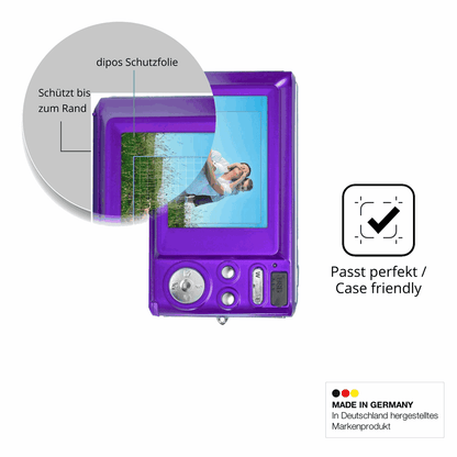 Schutzglasfolie mit optimaler Passform, zur Verwendung mit Hüllen geeignet