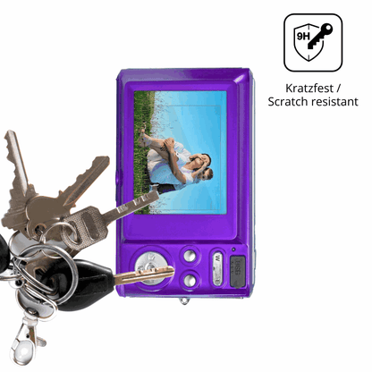 dipos Displayschutz für Agfa Photo Realishot DC5200, transparente Oberfläche, perfekte Passform auch für die Rundungen