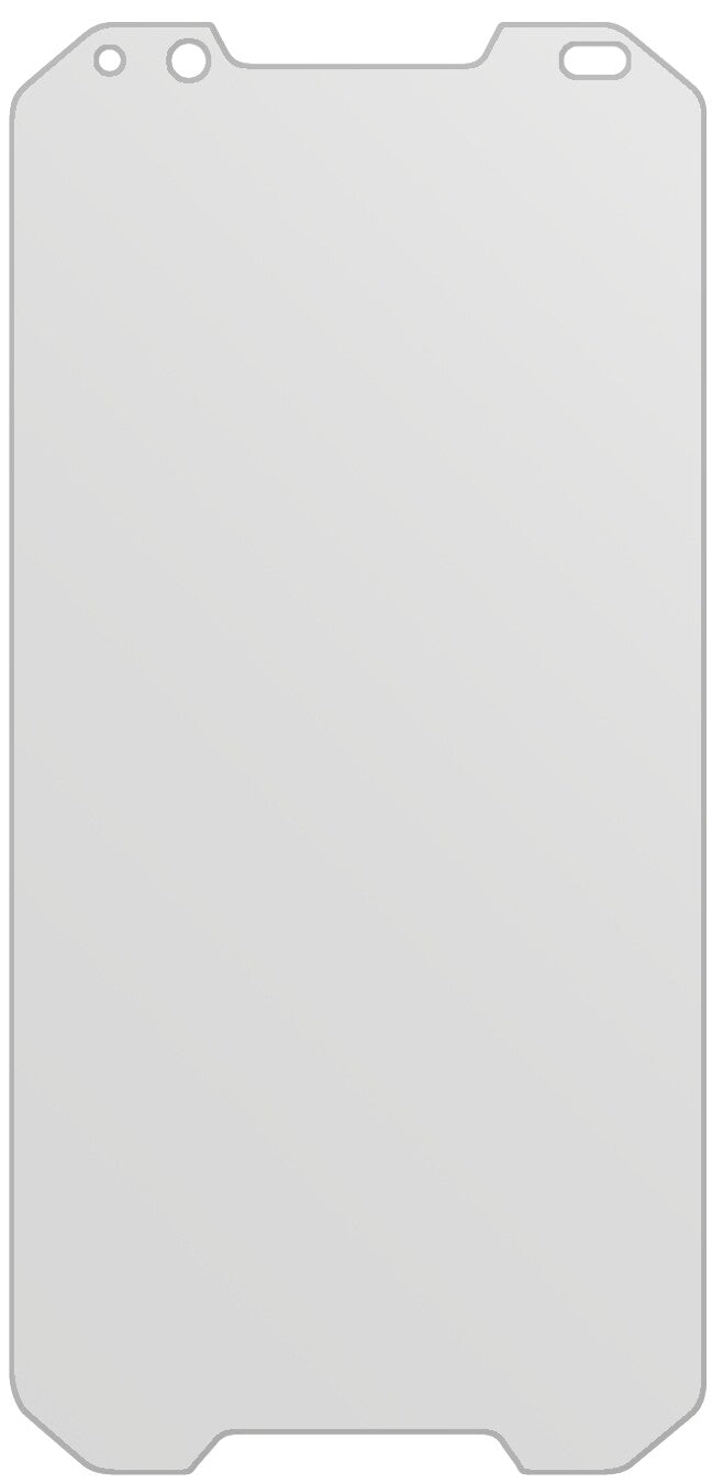 dipos Displayschutz für AGM X2, mattierte Oberfläche, geringe Dicke und perfekte Passform