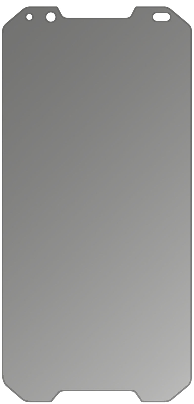 dipos Displayschutz für AGM X2, mattierte Oberfläche, Blickschutzfilter und perfekter Passform