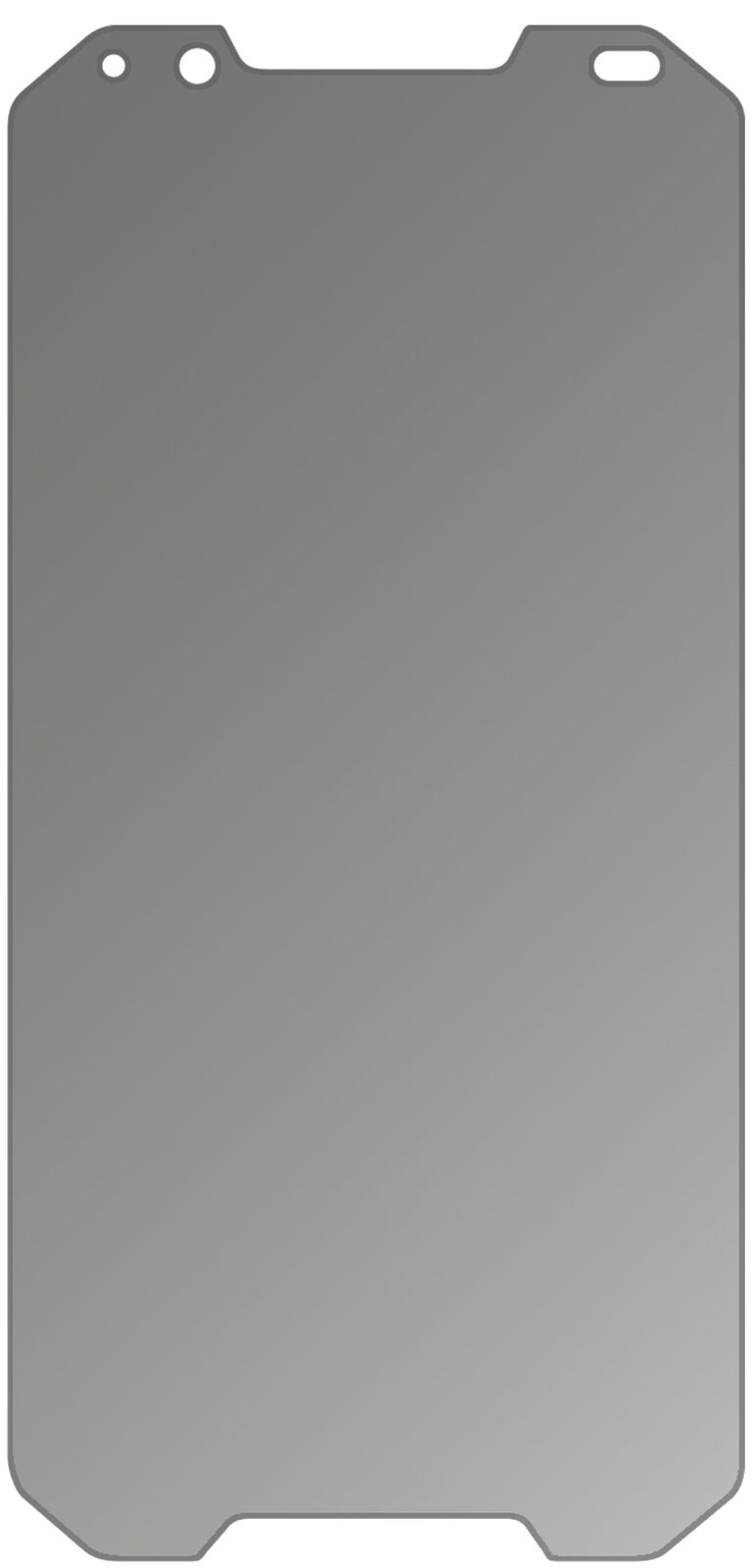 dipos Displayschutz für AGM X2, mattierte Oberfläche, Blickschutzfilter und perfekter Passform