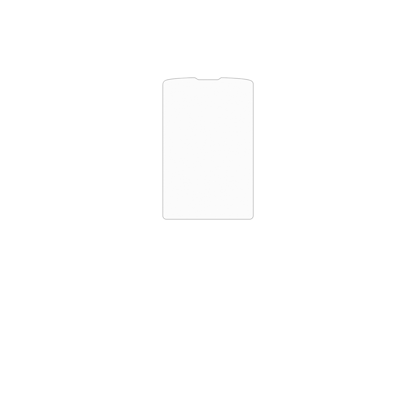 dipos Displayschutz für AGM M9, mattierte Oberfläche, geringe Dicke und perfekte Passform