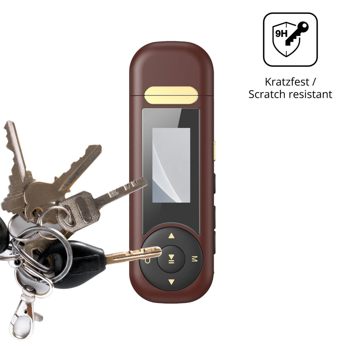 dipos Displayschutz für AGPTEK A59PL, mattierte Oberfläche, robuste Festigkeit und perfekte Passform