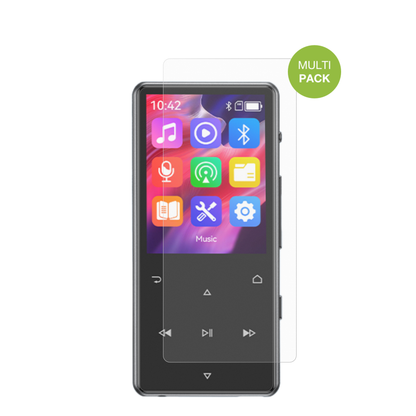 AGPTEKM6 MP3-Player mit aufgebrachter dipos Displayschutzfolie, die lästige Fingerabdrücke minimiert
