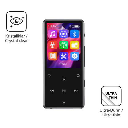 Dünne und klare Folie passend zugeschnitten für AGPTEK M6 MP3-Player