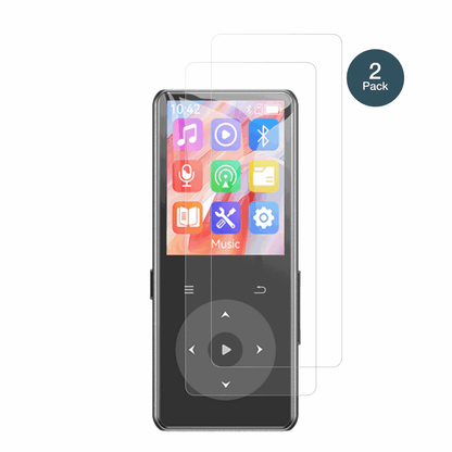 AGPTEKM7 MP3-Player mit aufgebrachter dipos Panzerfolie, die lästige Fingerabdrücke minimiert