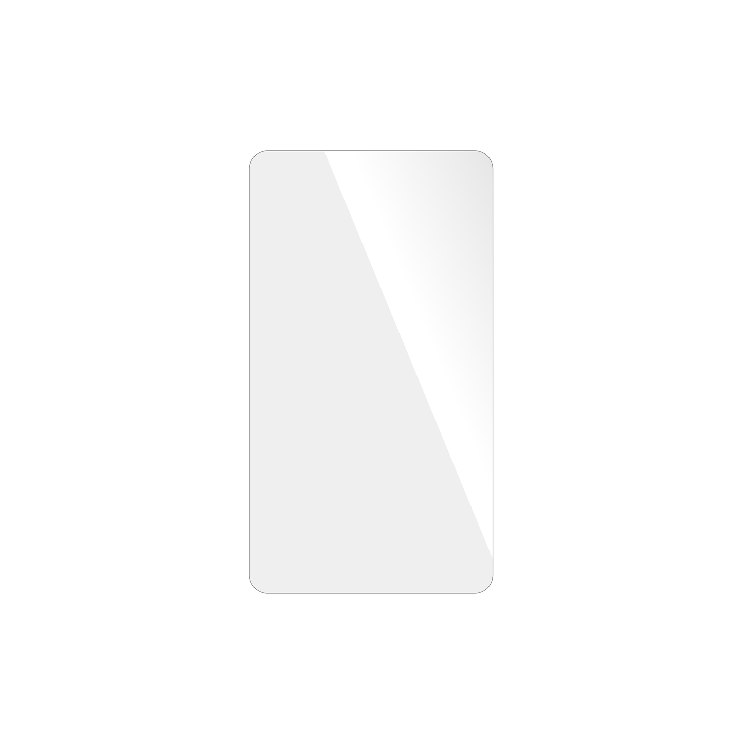 dipos Displayschutz für AGPTEK T08X MP3-Player, transparente Oberfläche, geringe Dicke und perfekte Passform