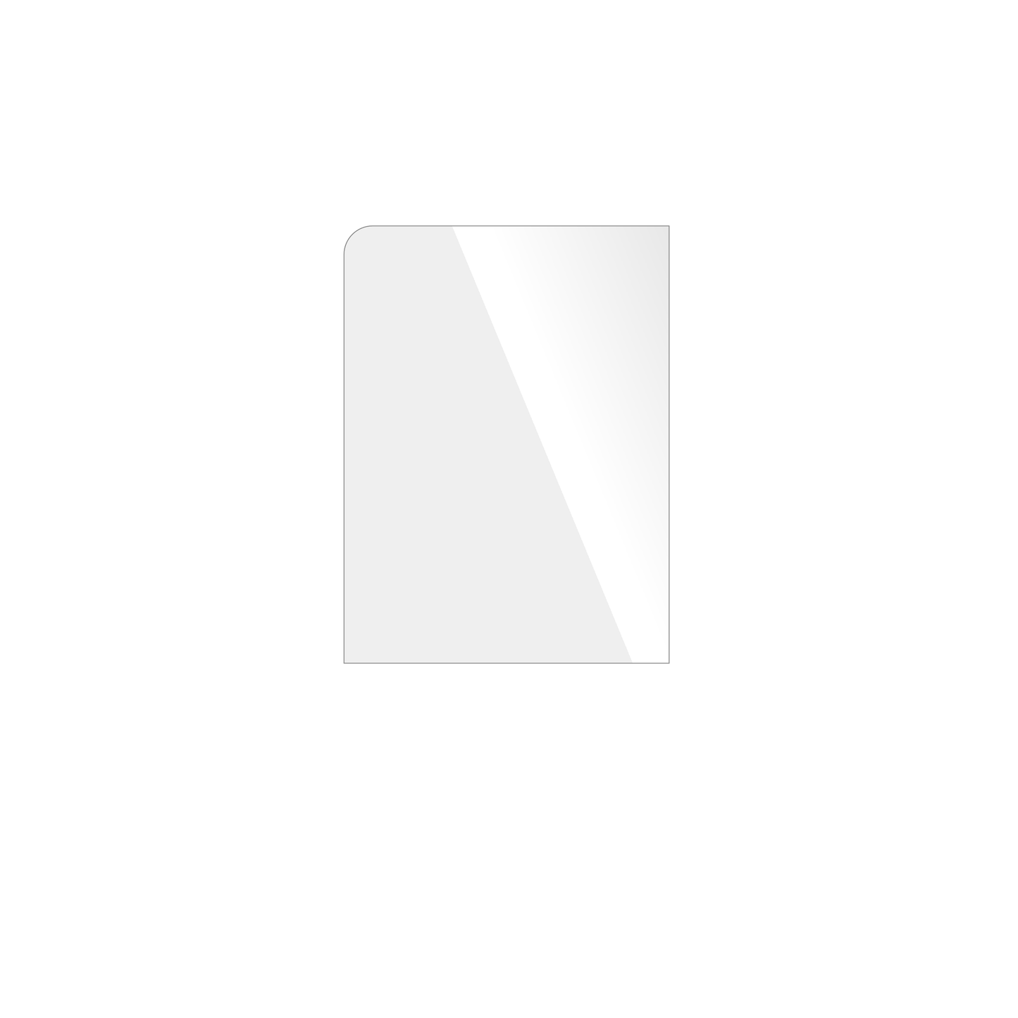 dipos Displayschutz für AGXOV D28 MP3-Player, transparente Oberfläche, geringe Dicke und perfekte Passform