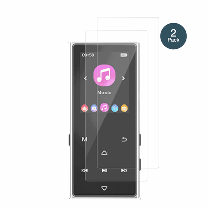 AGXOVD50 MP3-Player mit aufgebrachter dipos Panzerfolie, die lästige Fingerabdrücke minimiert