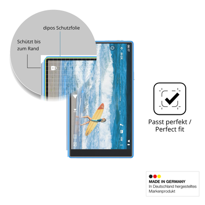 Besonders flexibler Displayschutz mit Anti-Shock-Schicht im Materialmix