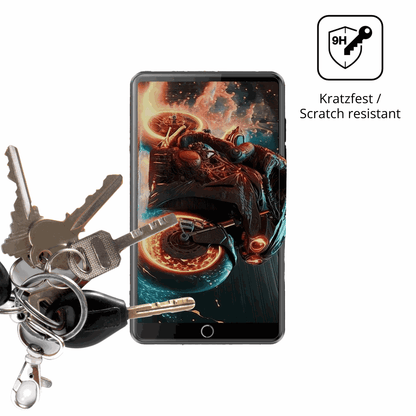 dipos Displayschutz für AHENOD G12 MP3-Player, transparente Oberfläche, perfekte Passform auch für die Rundungen