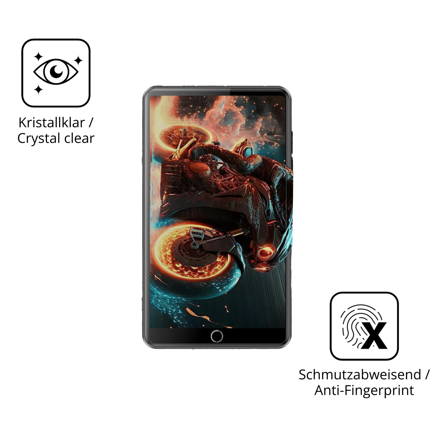 Flexible TPU-Folie passend zugeschnitten für AHENOD G16 MP3-Player, vollständige Abdeckung