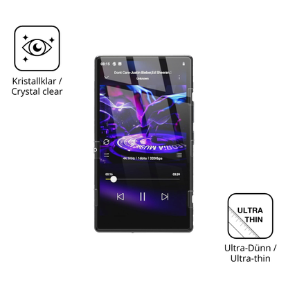 Dünne und klare Folie passend zugeschnitten für AHENOD G15 MP3-Player