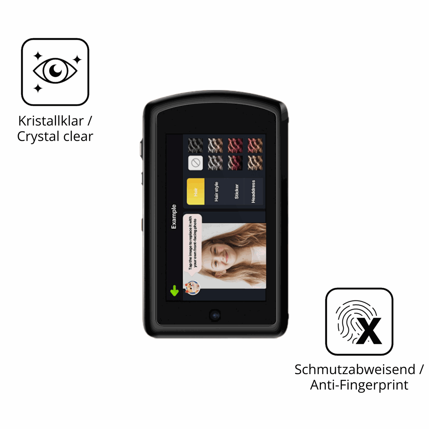 2x Screen Protector for Ahlirmoy DC310 Flexible Glass 9H dipos