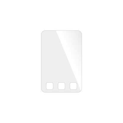 dipos Displayschutz für Aiandcc M8 MP3-Player, transparente Oberfläche, geringe Dicke und perfekte Passform
