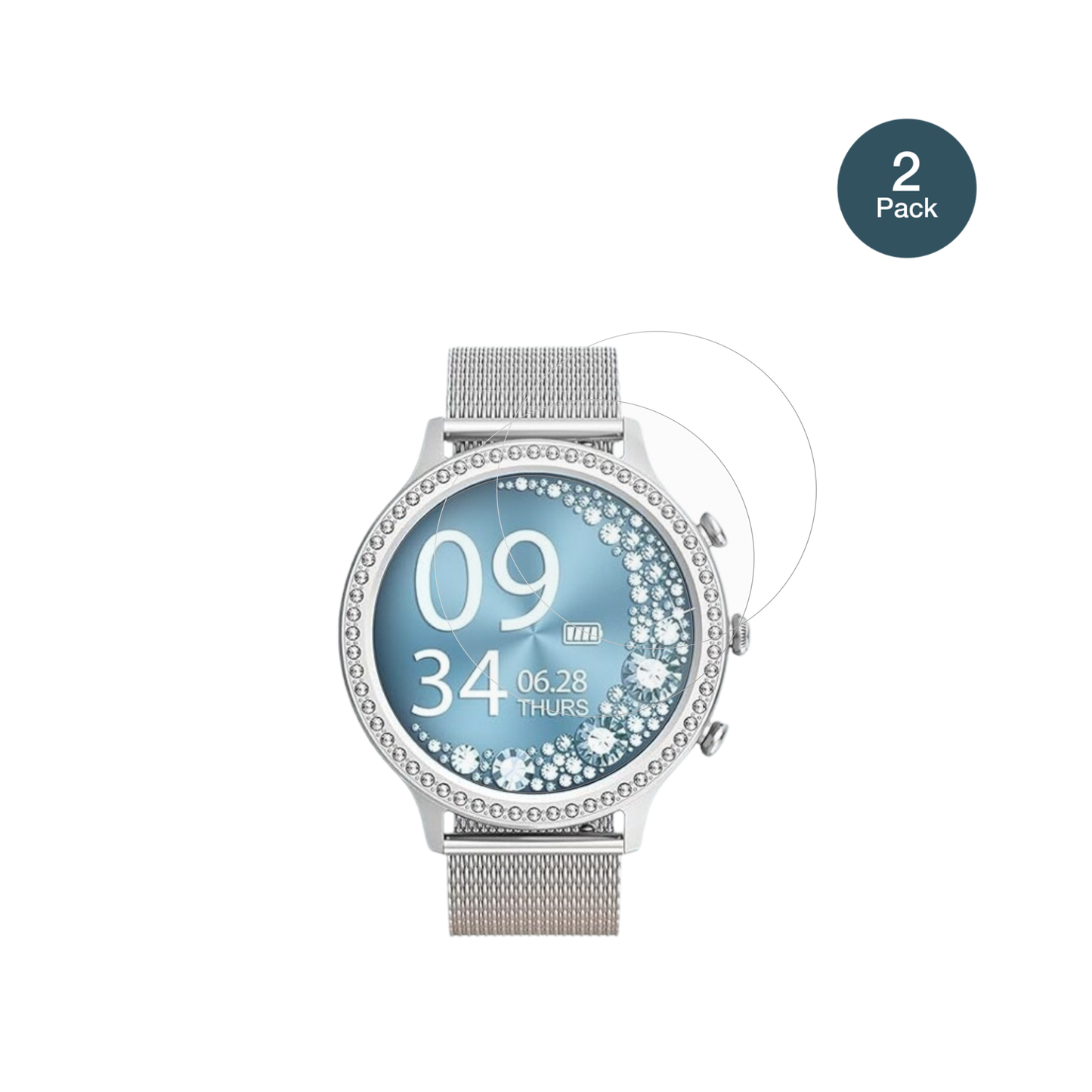 2x 9H Schutzfolie matt für Aimiuvei S53 1.32 Zoll Panzerfolie