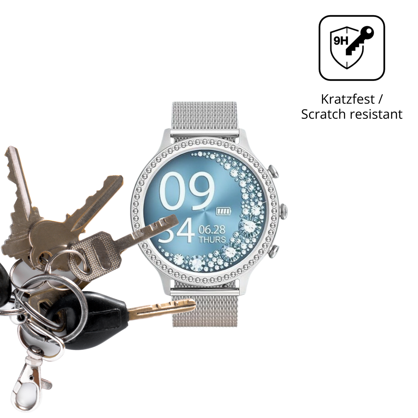 2x 9H Schutzfolie matt für Aimiuvei S53 1.32 Zoll Panzerfolie