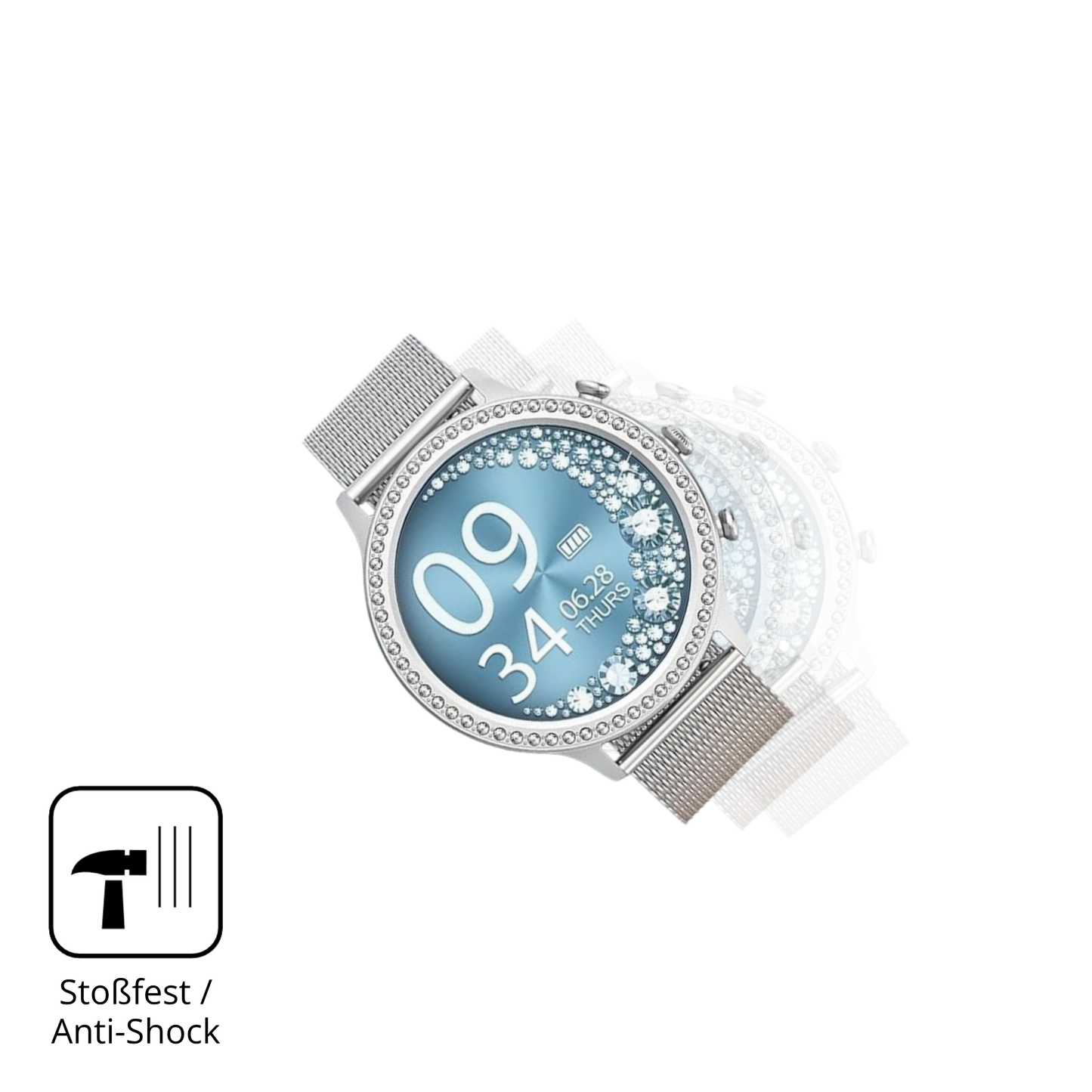 2x 9H Schutzfolie matt für Aimiuvei S53 1.32 Zoll Panzerfolie