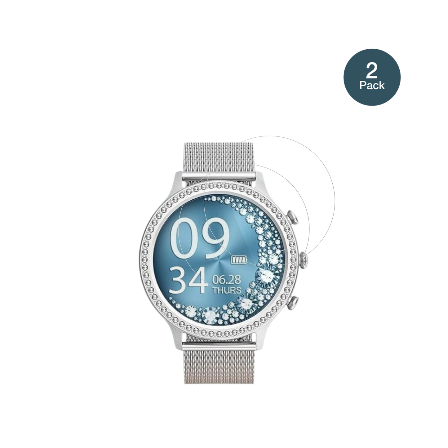 2x 9H Schutzfolie für Aimiuvei S53 1.32 Zoll Panzerfolie