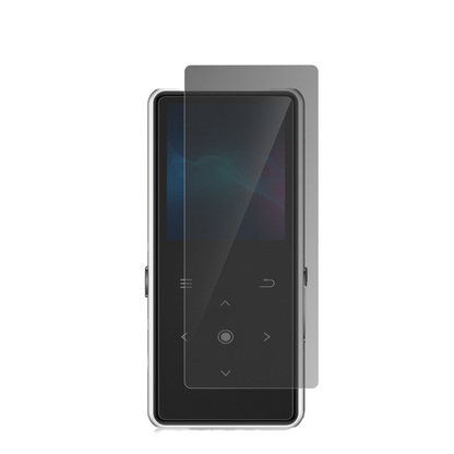 AiMoonsaB27 MP3-Player mit aufgebrachtem dipos Displayschutz, der seitliche Einblicke blockiert