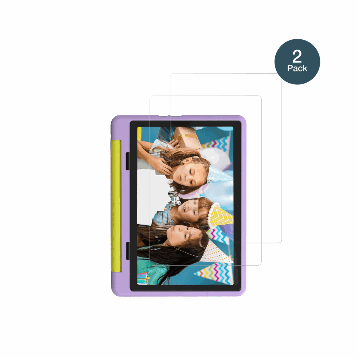 2x Screen Protector for Ainmel 1028 Kids Tablet 10.1 Zoll Flexible Glass 9H