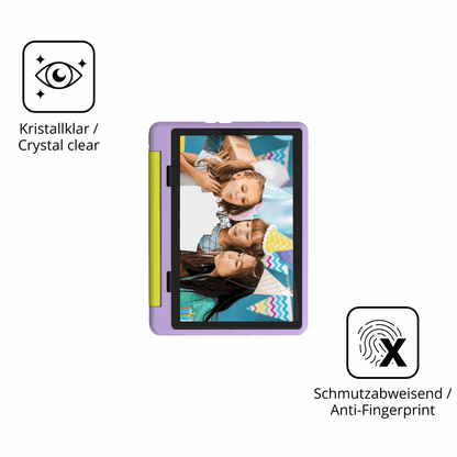 2x Screen Protector for Ainmel 1028 Kids Tablet 10.1 Zoll Flexible Glass 9H