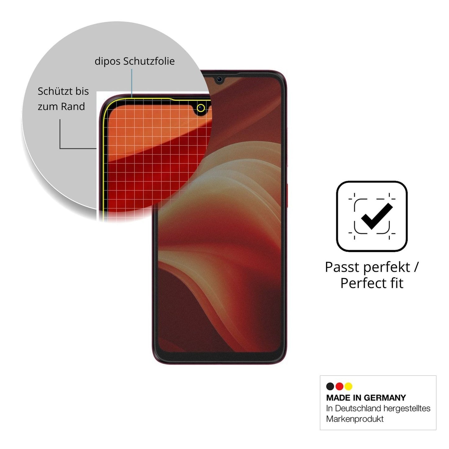 Screen Protector for Aiplus AI+ Nova 2 5G Privacy Filter 4-Way Protection dipos
