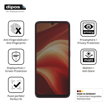 Screen Protector for Aiplus AI+ Nova 2 5G Privacy Filter 4-Way Protection dipos