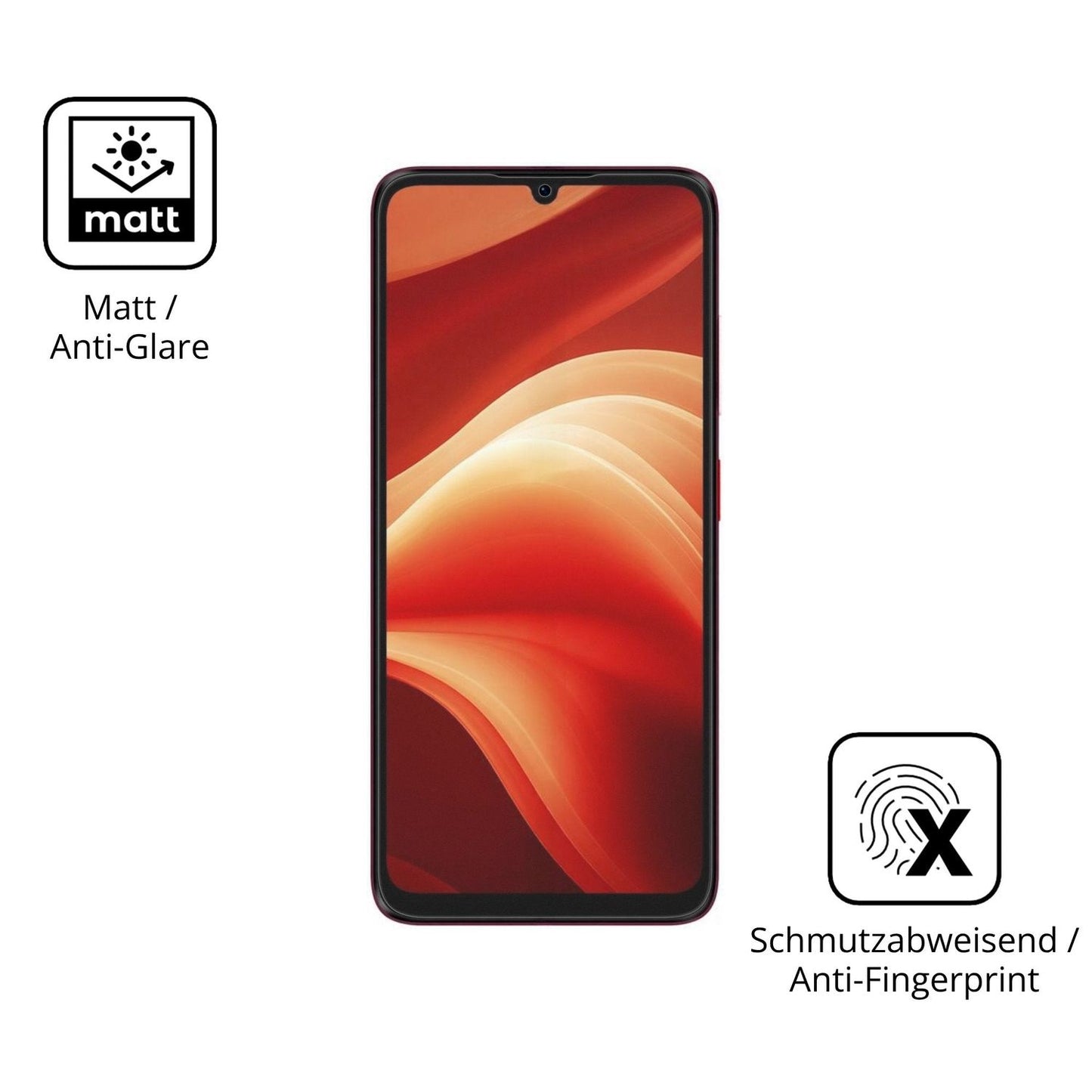 2x Screen Protector for Aiplus AI+ Nova 2 5G matte Flexible Glass 9H dipos