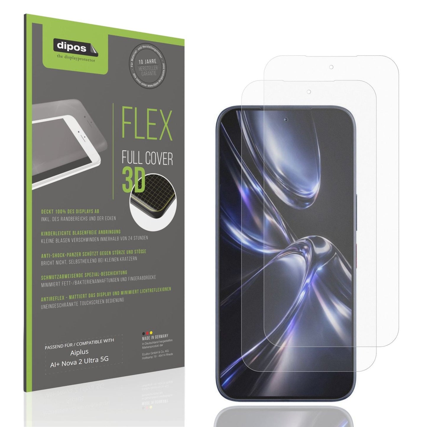 2x Full Cover matte Film for Aiplus AI+ Nova 2 Ultra 5G Screen Protector 