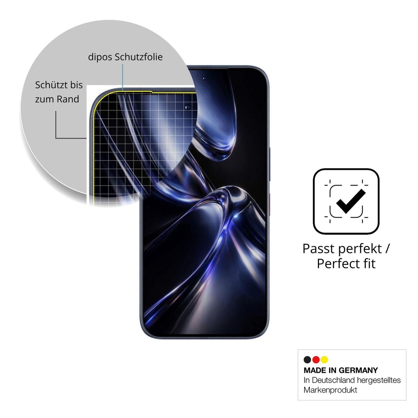 2x Screen Protector for Aiplus AI+ Nova 2 Ultra 5G Protective Film covers 100% 