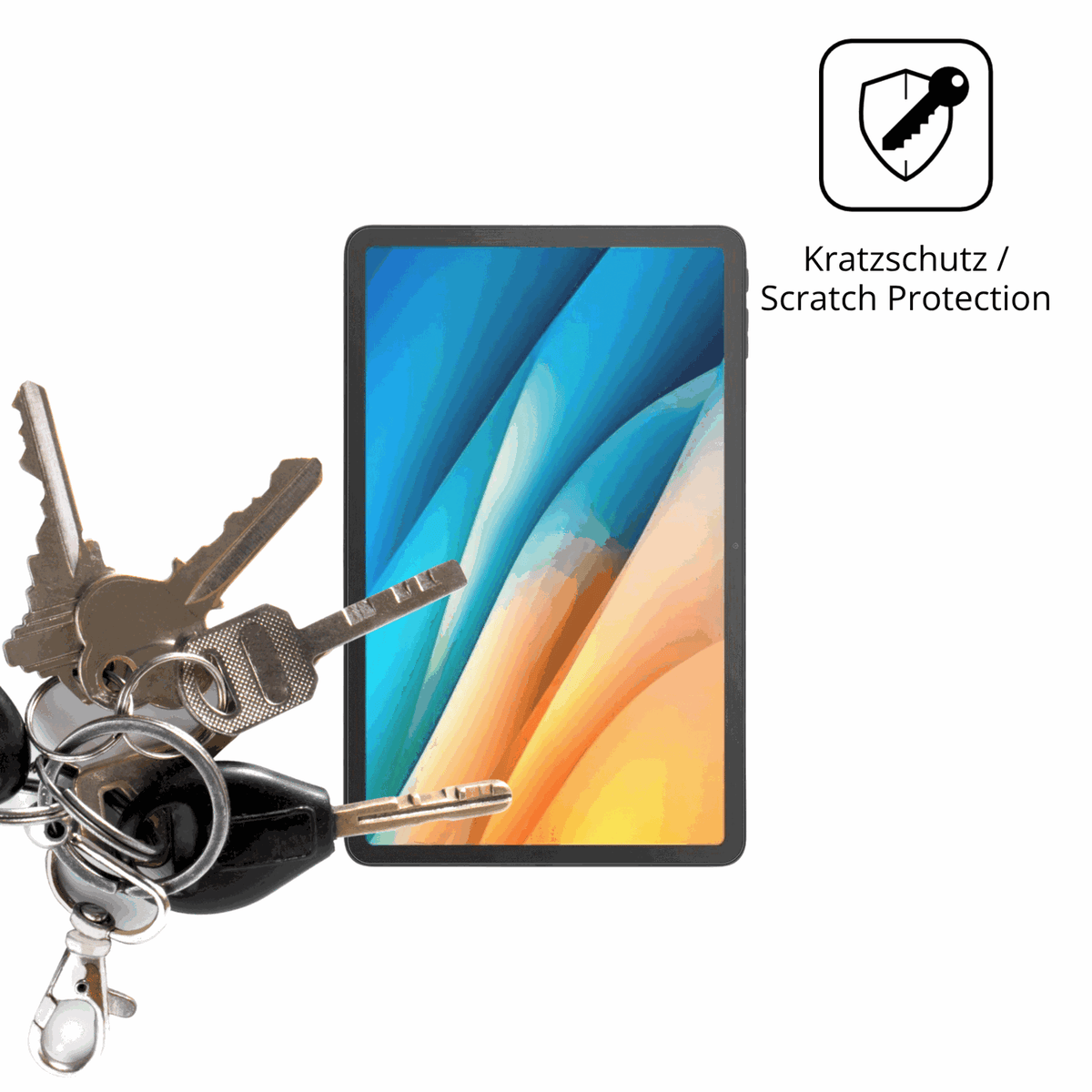 2x Screen Protector for Aiwa Tab AS12 Protection Anti Glare dipos