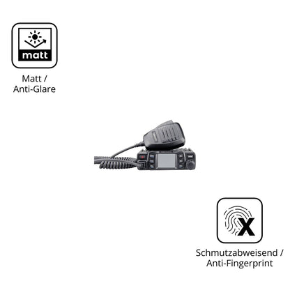 2x Screen Protector for Albrecht AE 5900 Mini Protection Anti Glare dipos