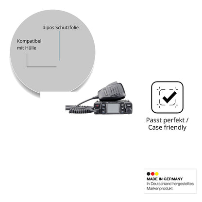2x Screen Protector for Albrecht AE 5900 Mini Protection Anti Glare dipos