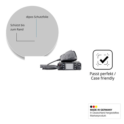 2x Screen Protector for Albrecht AE 5900 Mini matte Flexible Glass 9H dipos