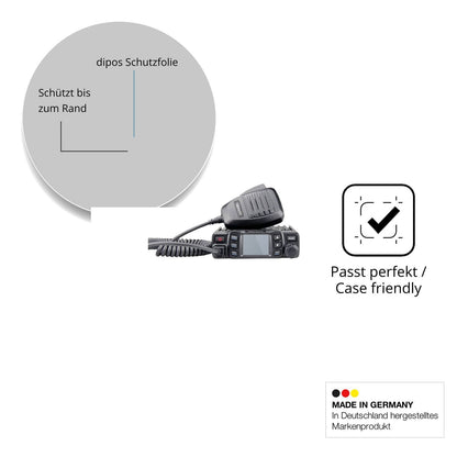 2x Screen Protector for Albrecht AE 5900 Mini Flexible Glass 9H dipos