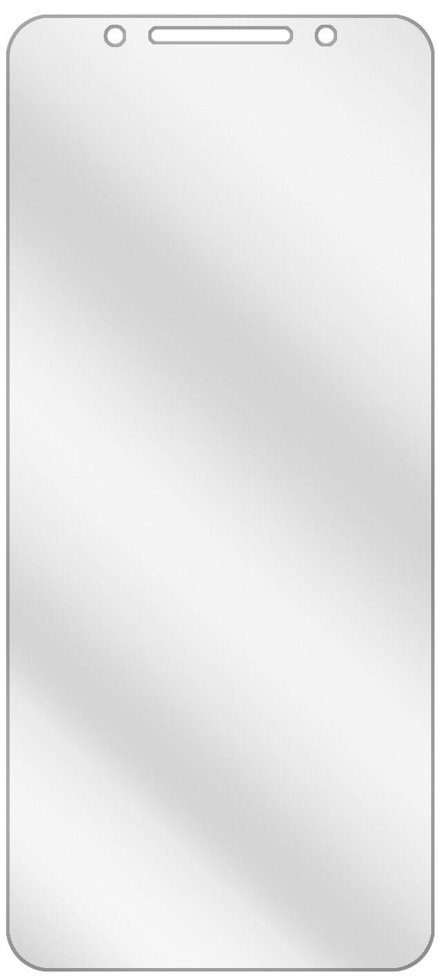 dipos Displayschutz für Alcatel 3V, transparente Oberfläche, geringe Dicke und perfekte Passform