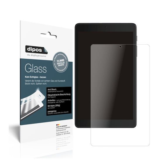 Matte Displayschutzfolie von dipos passend für Alcatel 3T 8 (2020), 9H kratzfest und blasenfrei montiert